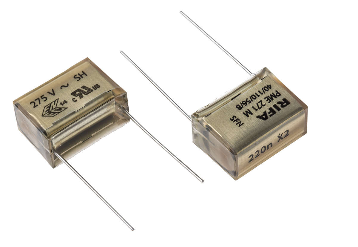 KEMET PME271 Paper Capacitor, 275V ac, ±10%, 220nF, Through Hole