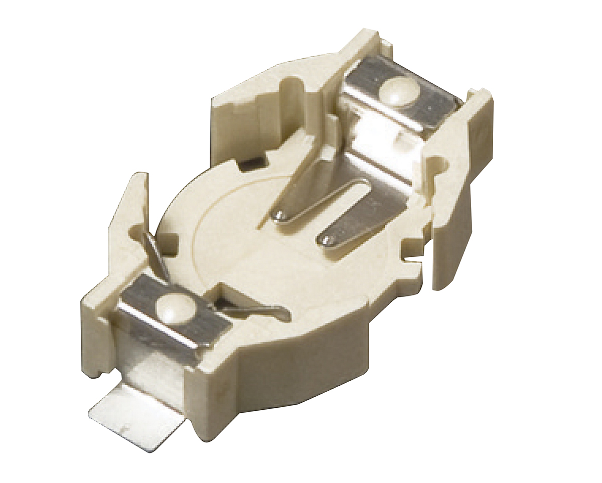 Takachi Electric Industrial BR1225, CR1225 Battery Holder, Button Contact