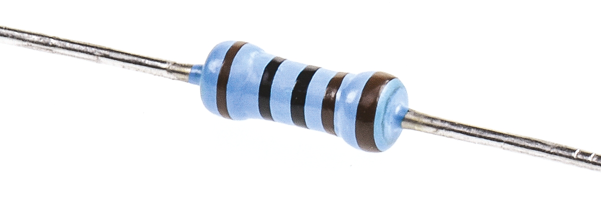 Vishay MBB0207 Series Axial Thin Film Fixed Resistor 1kΩ ±1% 0.6W ±50ppm/°C