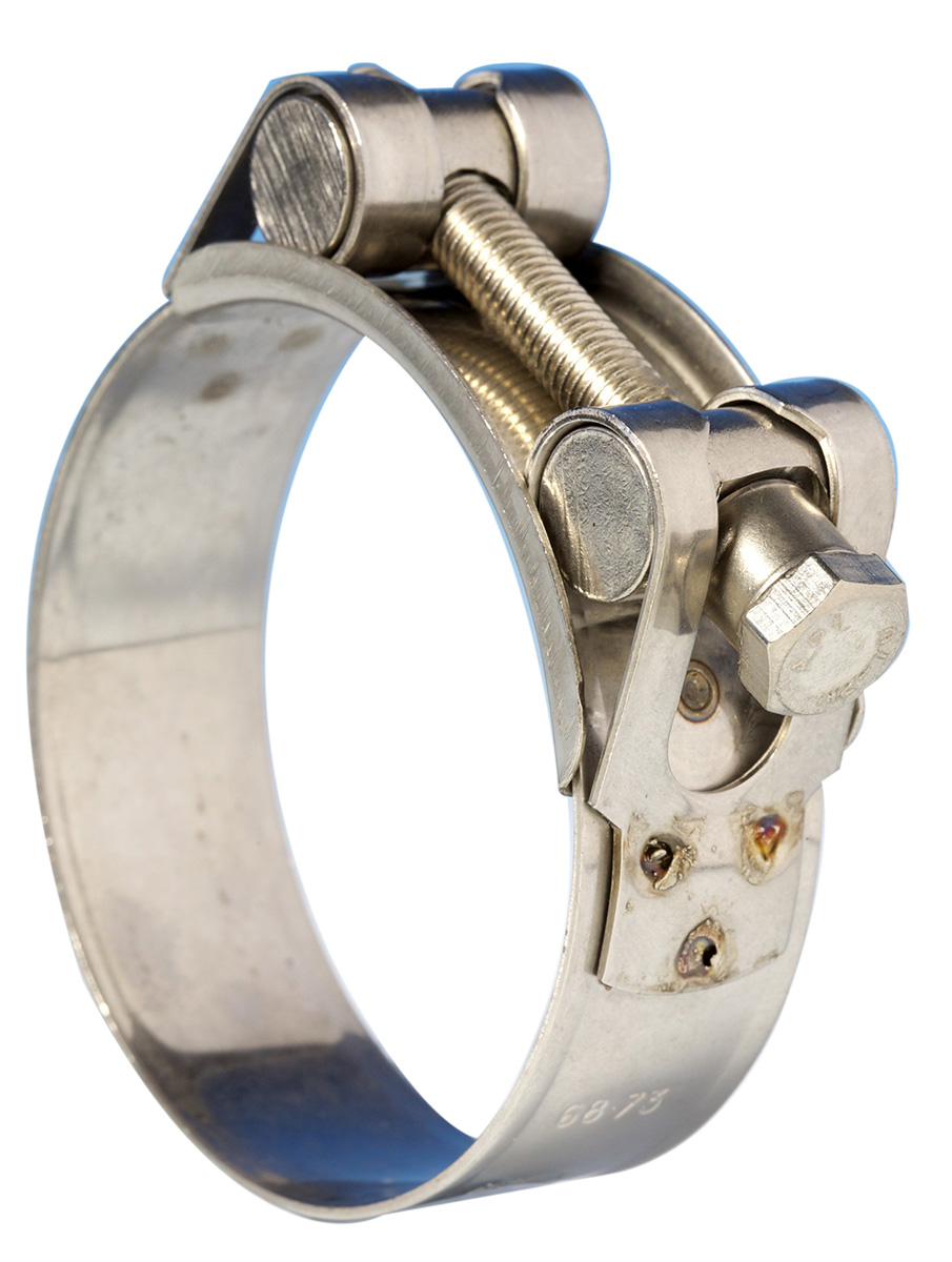 Jubilee Stainless Steel Bolt Head Bolt Drive, 25mm Band Width, 68 → 73mm ID