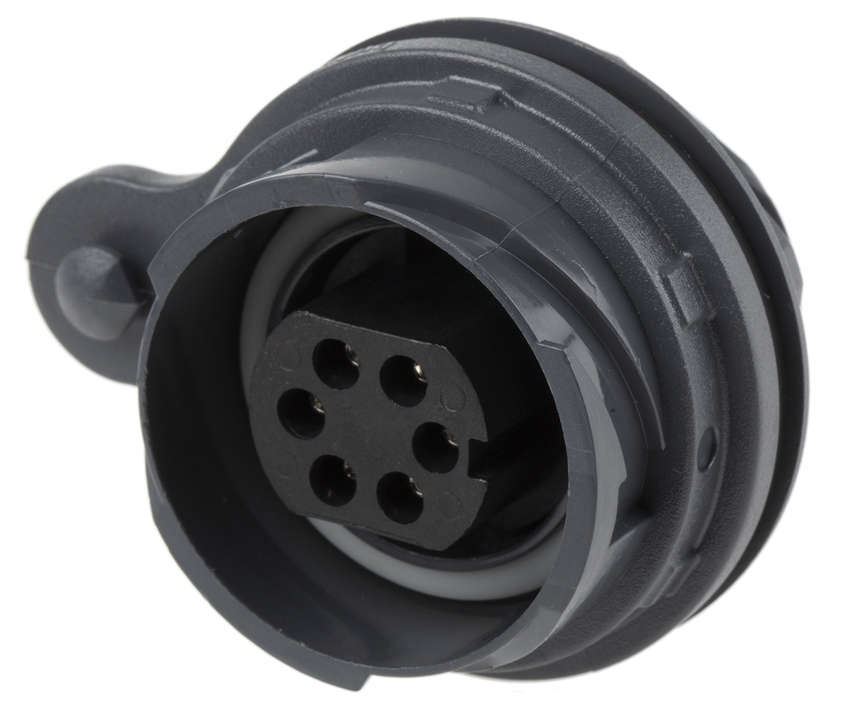 Bulgin Circular Connector, 6 Contacts, Front, Standard Connector, Socket, Female, IP66, IP68, IP69K, Buccaneer 7000