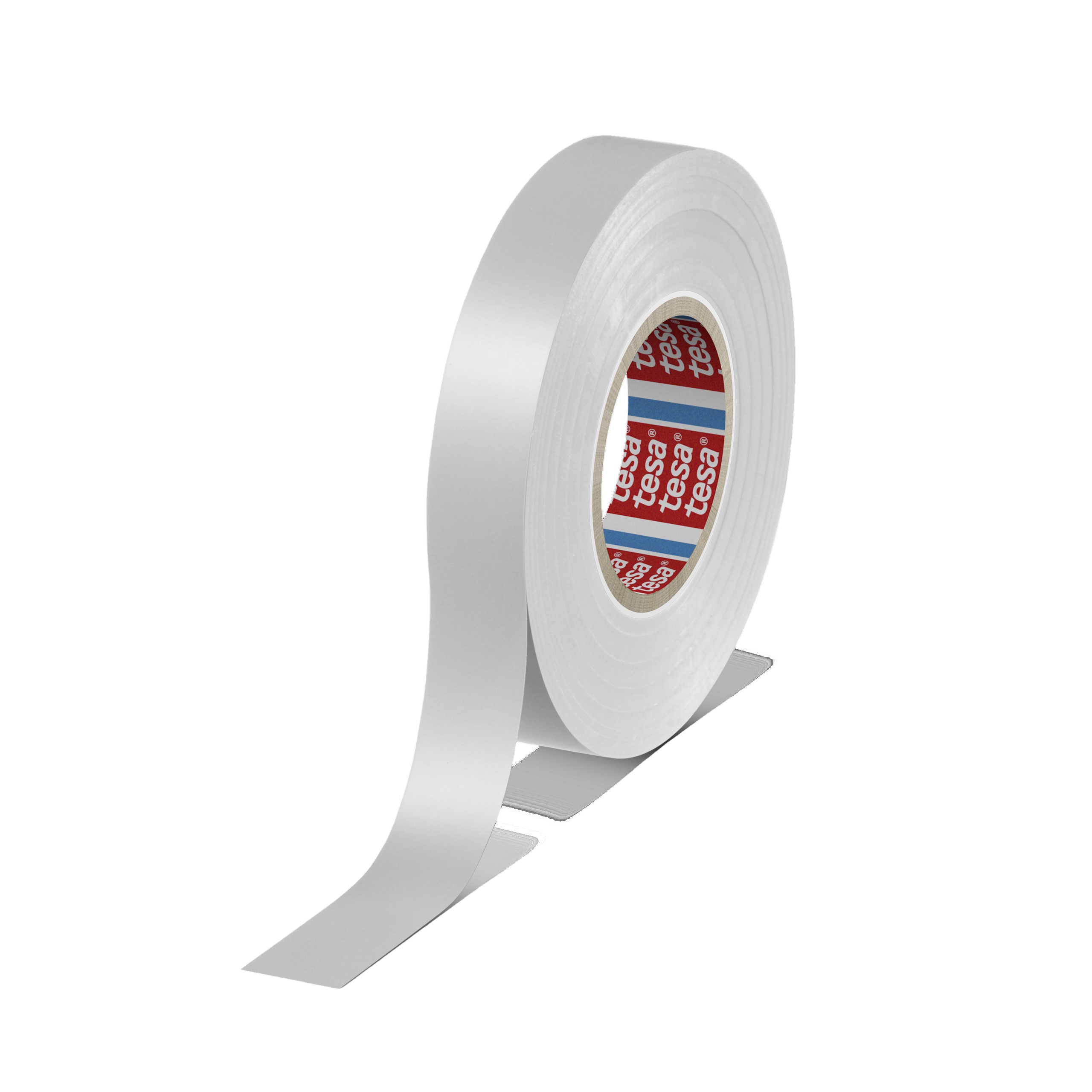 Tesa 4163 White Soft PVC Electrical Insulation Tape, 15mm x 33m