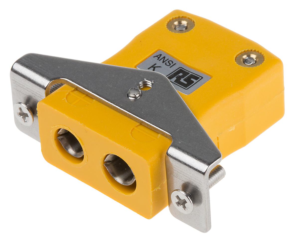 RS PRO Standard Thermocouple Connector for Use with Type K Thermocouple, 6mm Probe, ANSI, RoHS Compliant Standard