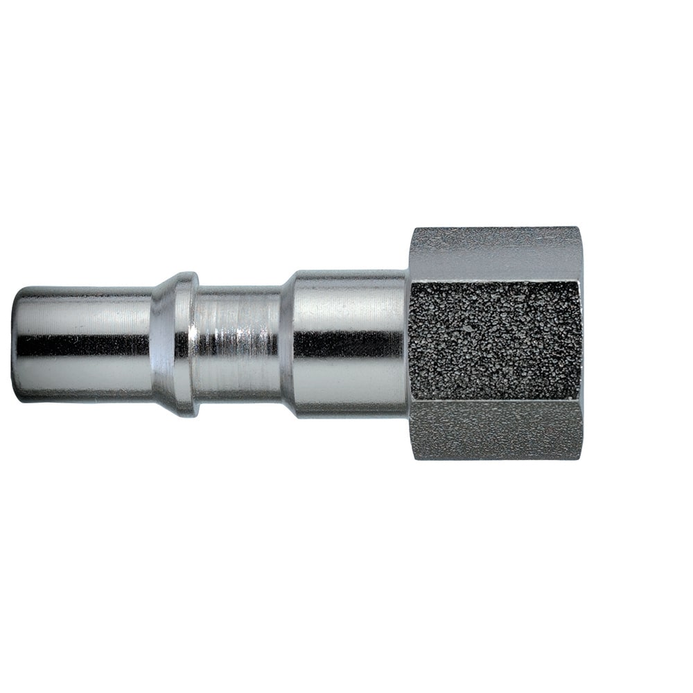 Legris Nickel Plated Steel Female Pneumatic Quick Connect Coupling, BSPP 1/8 in Female Female Thread