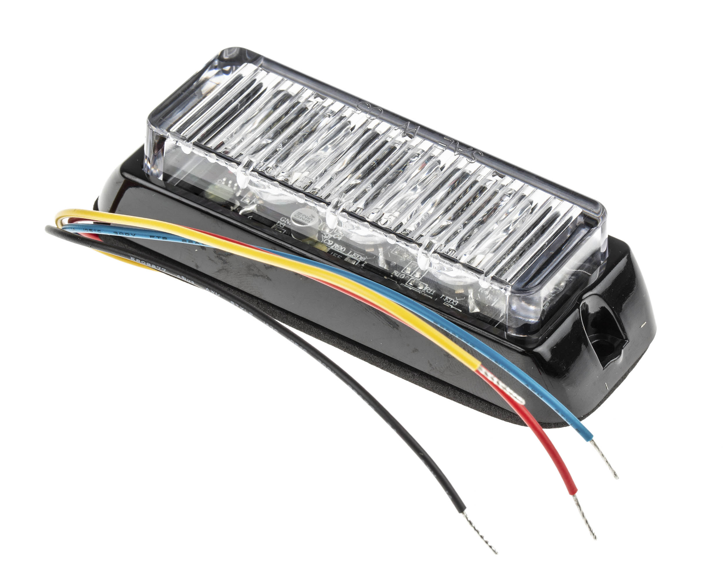 RS PRO Red Flashing Light Module, 12 V dc, 24 V dc, Surface Mount, Wall Mount, LED Bulb, IP67