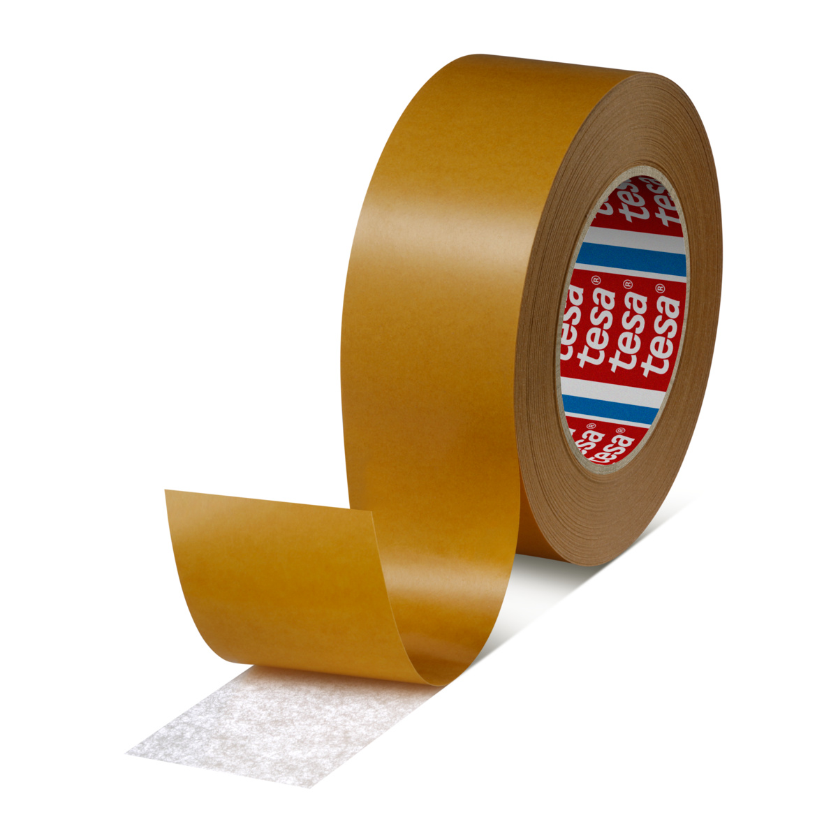 Tesa 51570-00018-00 Brown Double Sided Tape, 0.11mm Thick, 13 N/cm, Non-Woven Backing, 50mm x 50m