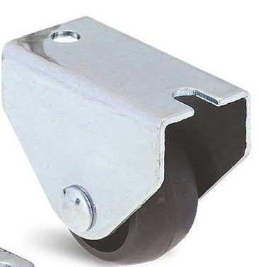 Guitel Hervieu Fixed Castor Wheel, 12kg Capacity, 25mm Wheel
