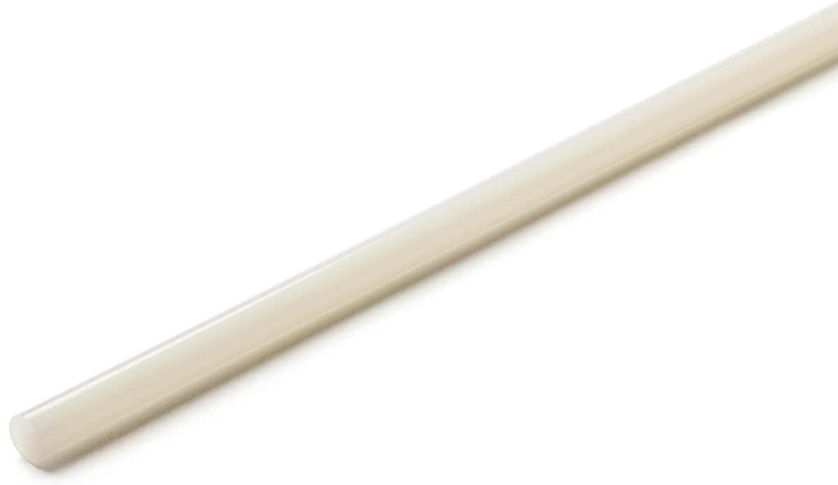 RS PRO White Nylon Rod, 1m x 16mm Diameter