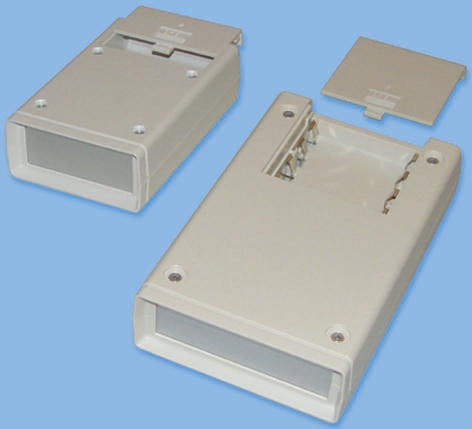 OKW Shell-Type Case Series White ABS Handheld Enclosure, Integral Battery Compartment, IP65, 190 x 138 x 45mm