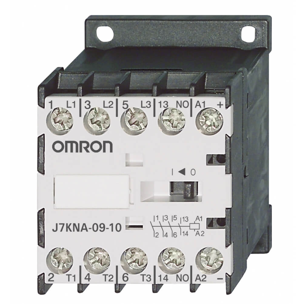 Omron J7KNA Contactor, 230 V ac Coil, 3-Pole, 9 A, 4 kW, 1NO