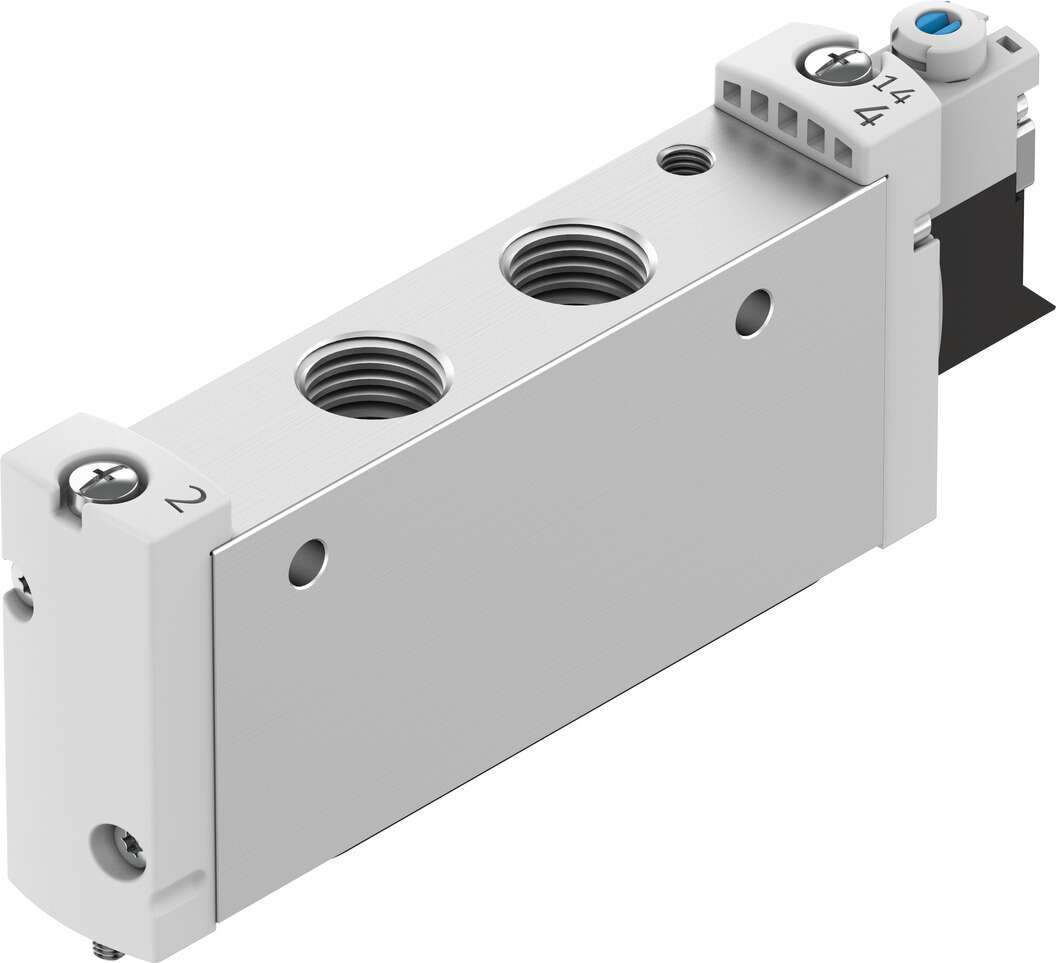 Festo 5/2 Monostable Solenoid Valve - Electrical G 1/4 VUVG Series, 574429