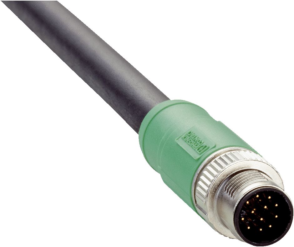 SICK Male 12 way M12 to Free End Sensor Actuator Cable, 20 m