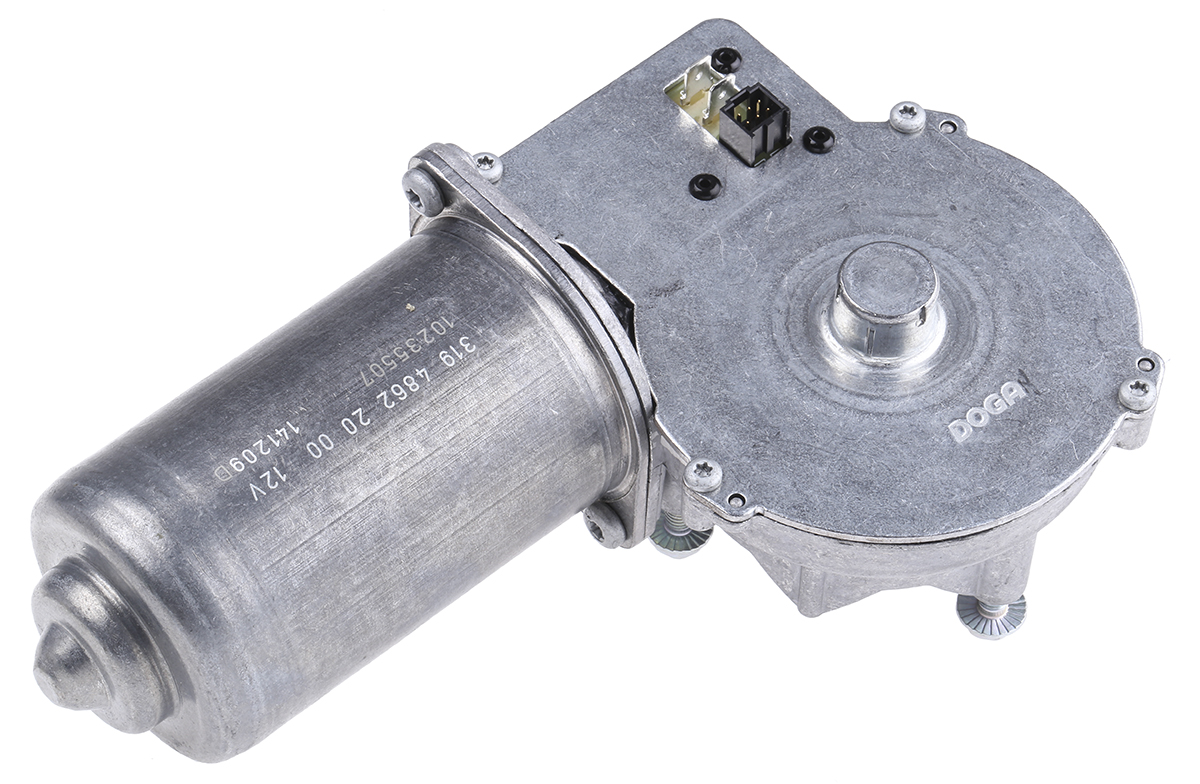 DOGA Brushed Geared DC Geared Motor, 12 V dc, 50 Nm, 8 Nm, 45 rpm, 12mm Shaft Diameter