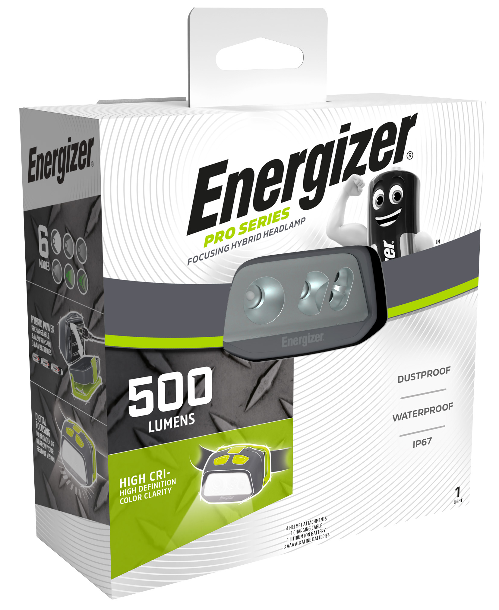 Energizer LED 7638900448207 Head Torch 400 Lumens