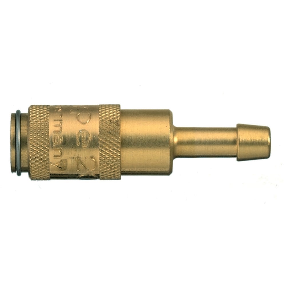 Legris Nickel Plated Brass Female, Male Pneumatic Quick Connect Coupling, 10mm Hose Barb