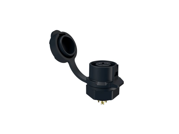 Amphenol Communications Solutions Circular Connector, 3 Contacts, Panel, M12 Connector, Socket, Female, IP67, MRD A