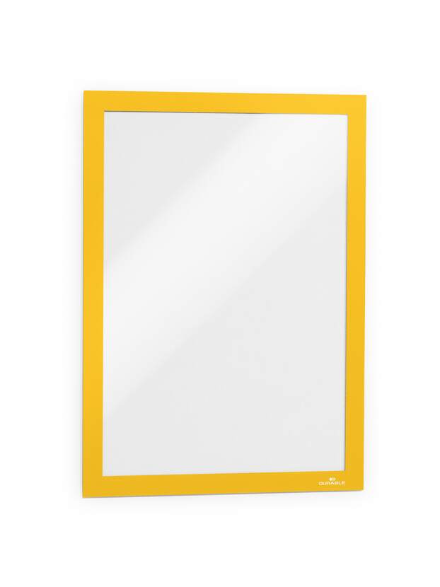 Durable 487204 Yellow Information Frame, 323mm Height, 236mm Width