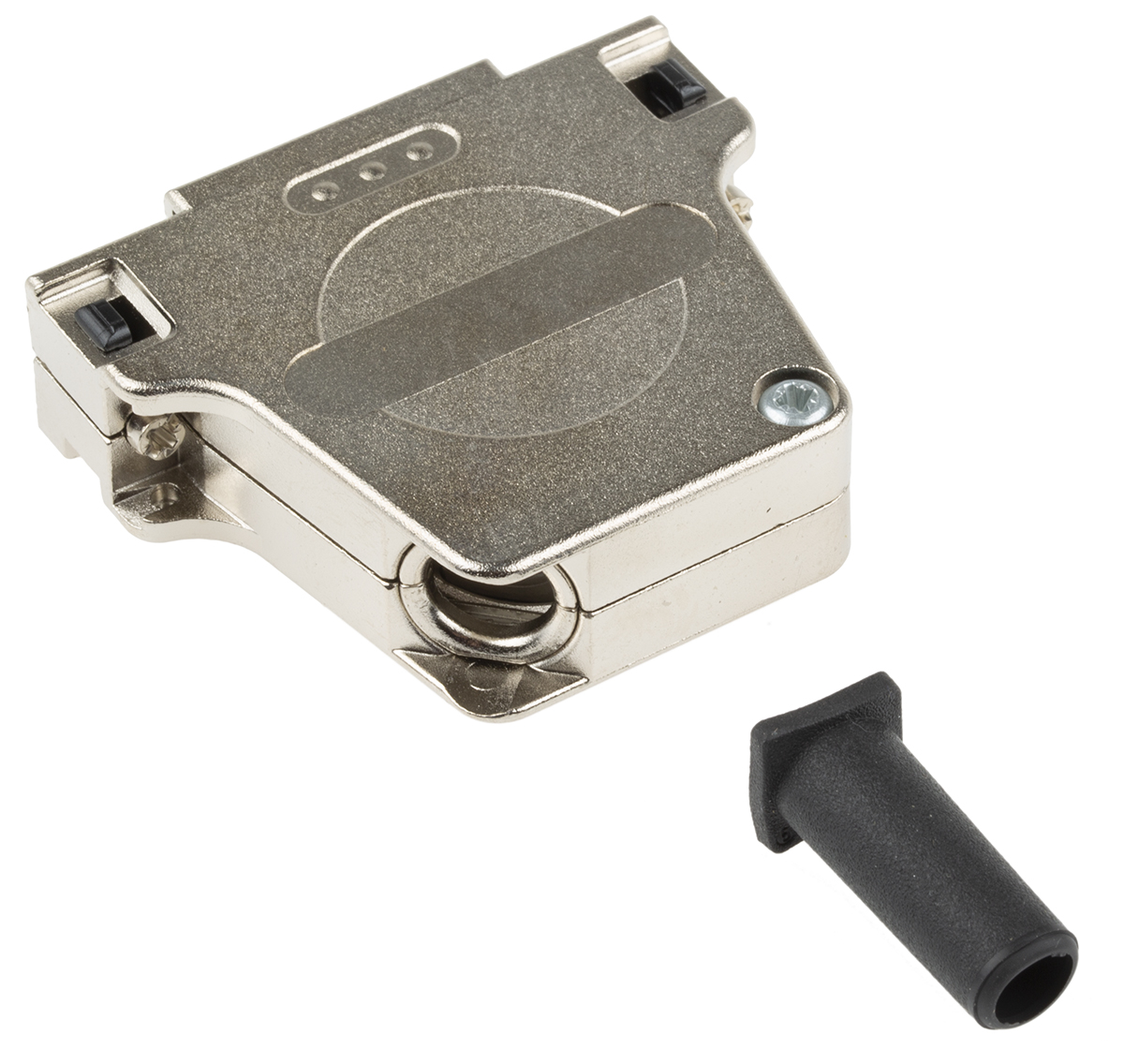 Phoenix Contact DSSC Series Die Cast Zinc Right Angle D Sub Backshell, 25 Way, Strain Relief