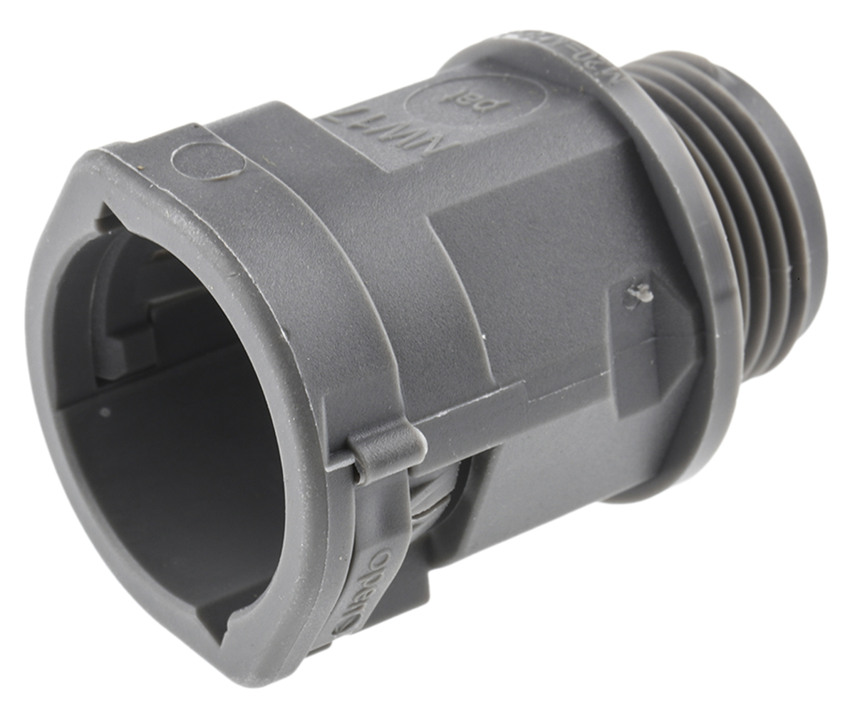 PMA Straight, Conduit Fitting, 20mm Nominal Size, M20, PA 6, Grey IP66 rating