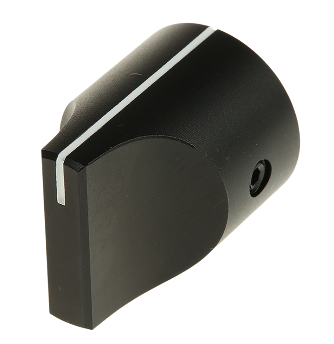 RS PRO 19mm Black Potentiometer Knob for 6.4mm Shaft