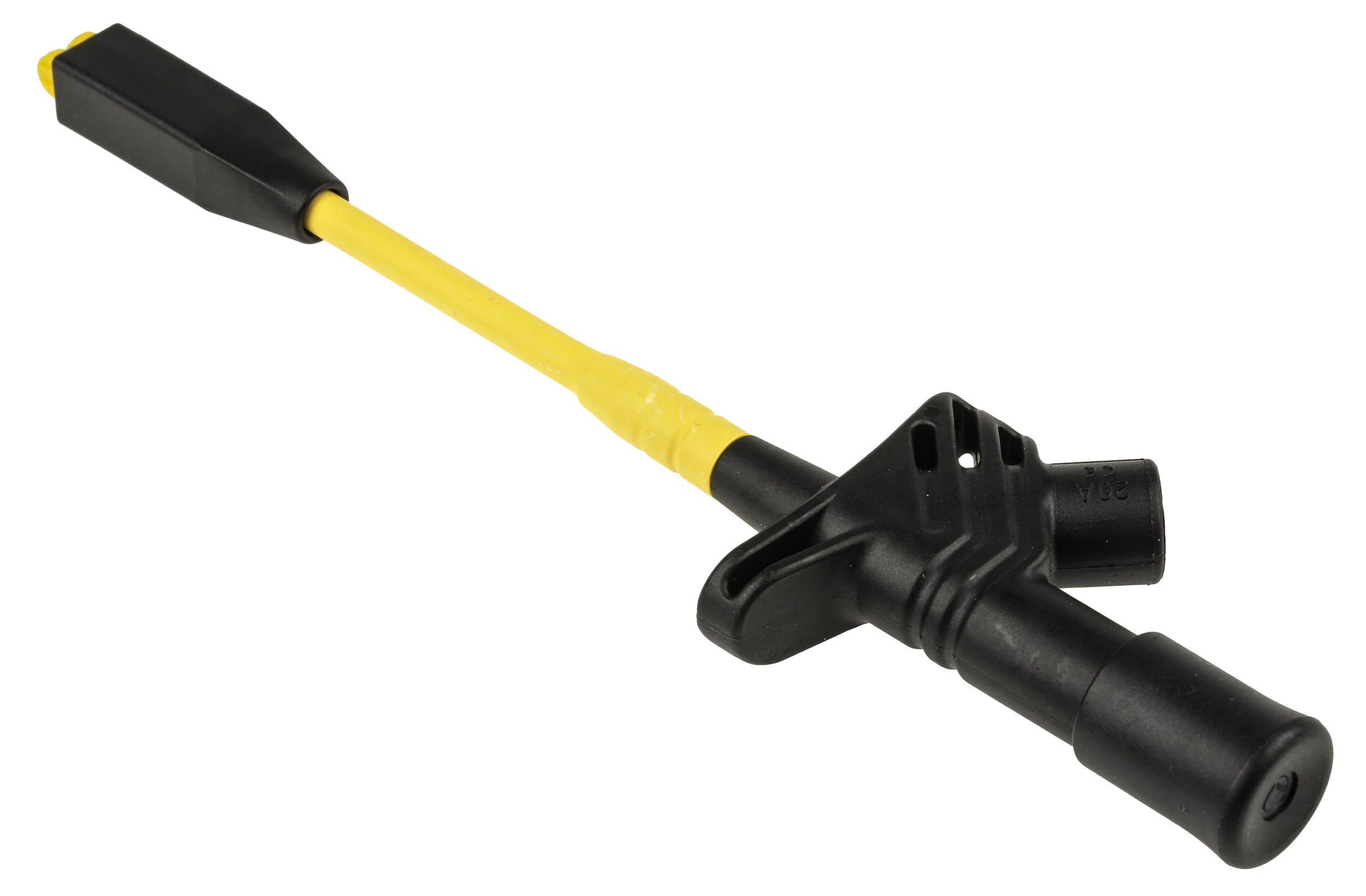 Hirschmann Test & Measurement Black Grabber Clip with Crocodile Jaws, 20A, 1kV, 4mm Socket