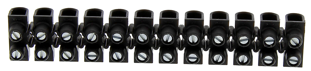 Legrand Terminal Strip, 41A, 6 mm² Wire, Screw Termination