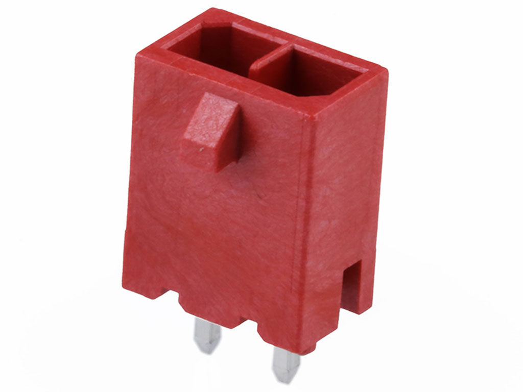 Molex 21657 Series Vertical Through Hole PCB Header, 2 Contact(s), 3 mm Pitch, 1 Row, Shrouded