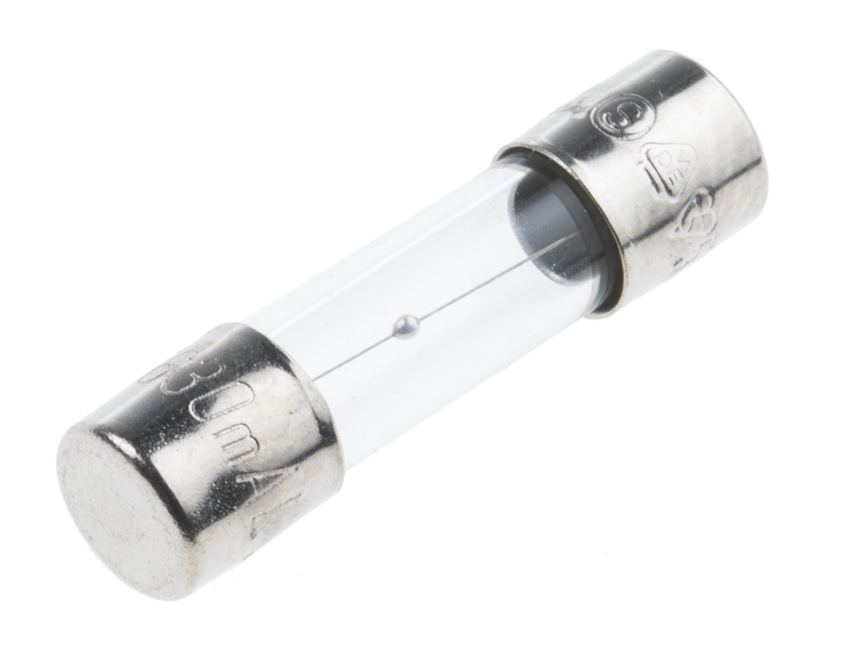 RS PRO 630mA T Glass Cartridge Fuse, 5 x 20mm