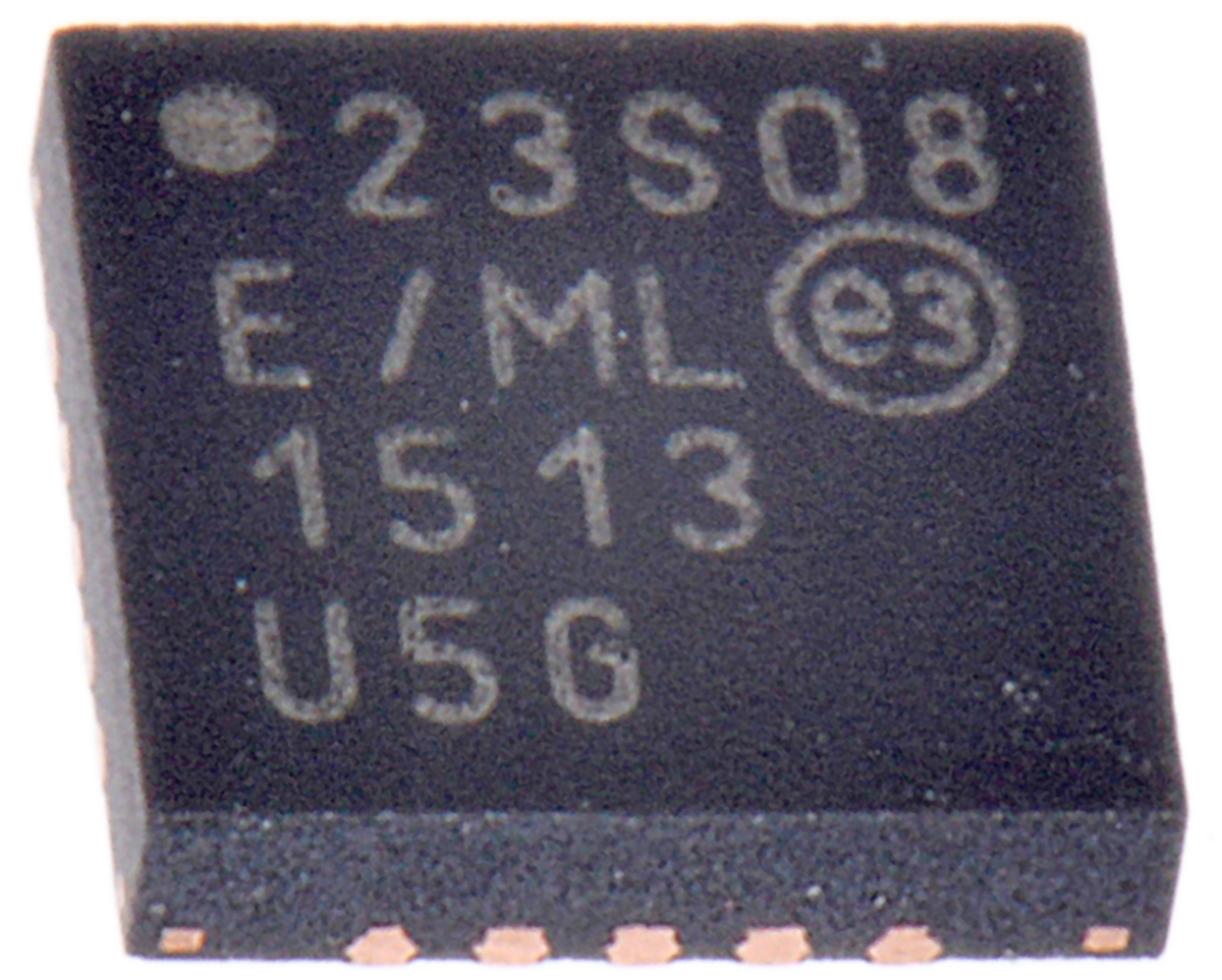 Microchip 8-Channel I/O Expander Serial-SPI 20-Pin QFN, MCP23S08-E/ML