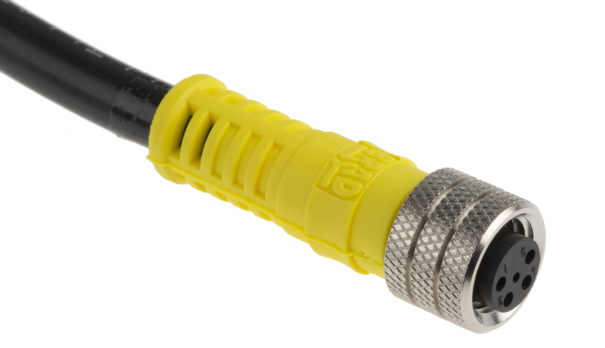 Brad from Molex Female 4 way M8 to Female 4 way Free End Sensor Actuator Cable, 2 m