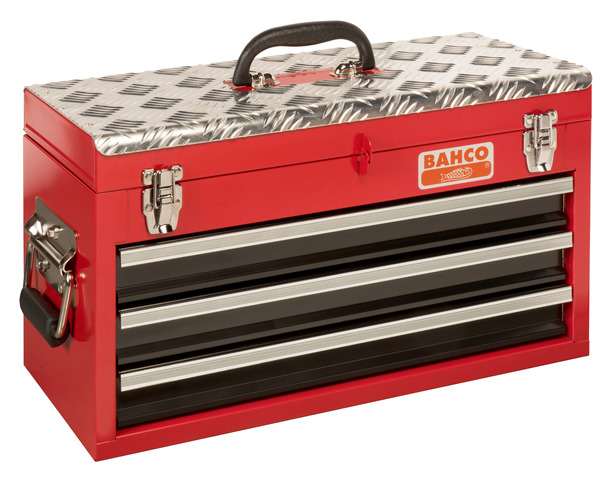 Bahco 1483 3 drawers  Metal Tool Box , 520 x 220 x 300mm
