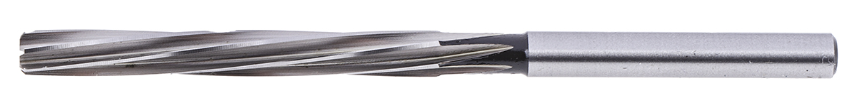 Dormer Straight Shank Reamer Bit, 5mm Diameter, Spiral Flute, 87 mm Overall