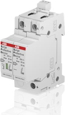 ABB, OVR Surge Protection Device 275 V Maximum Voltage Rating 40kA Maximum Surge Current Surge Protection Device
