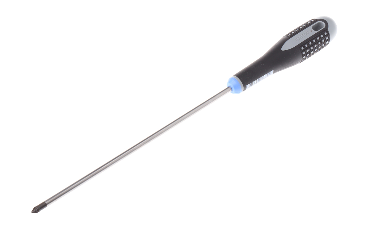 Bahco Pozidriv  Screwdriver, PZ1 Tip, 200 mm Blade, 322 mm Overall
