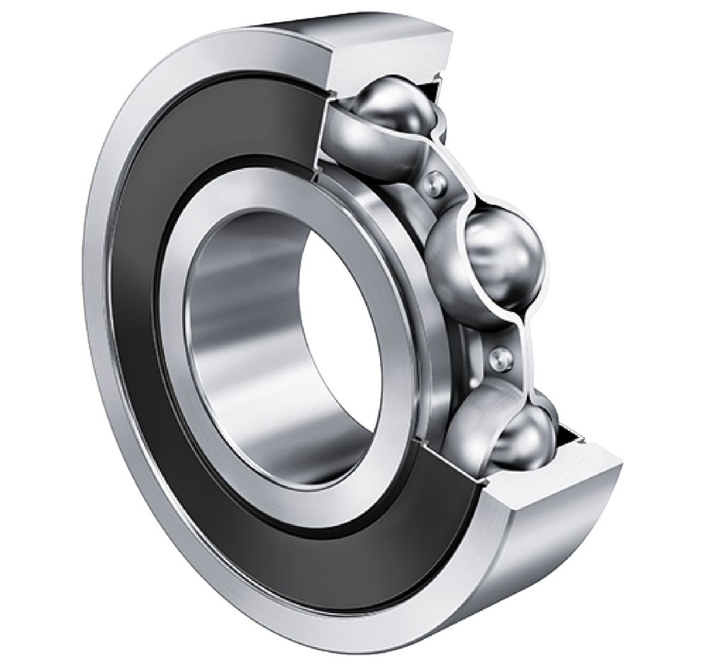 FAG 609-2RSR-CO7 Deep Groove Ball Bearing - 9 mm ID, 24 mm OD