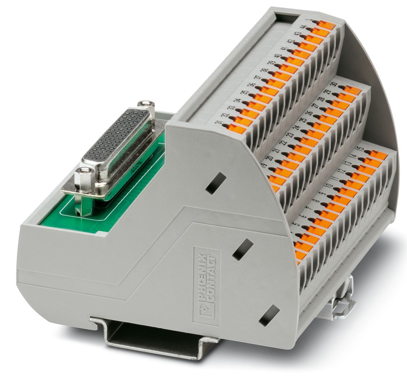 Phoenix Contact VIP-3/PT/HD44SUB/F Series Interface Module, DIN Rail