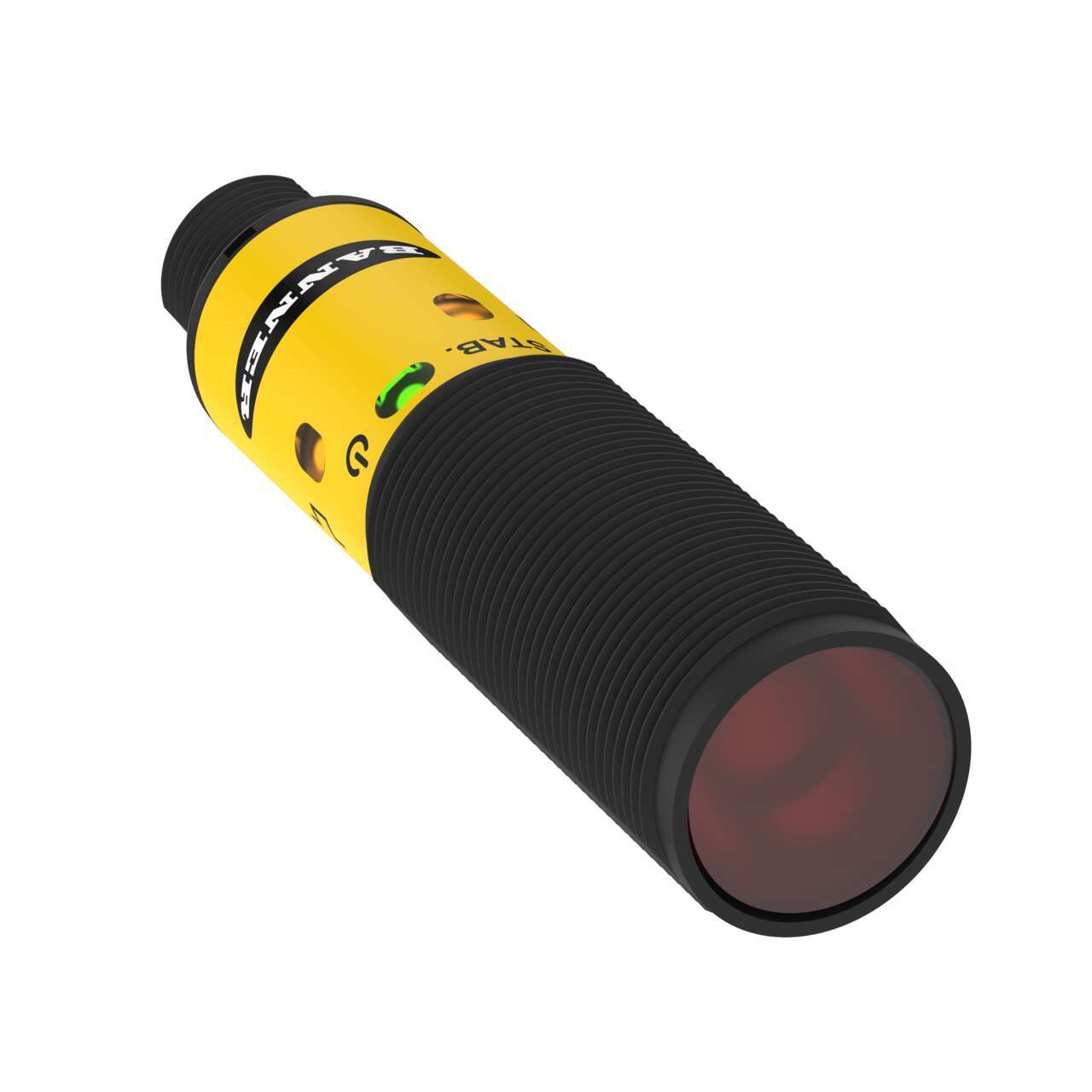 Banner Retroreflective Photoelectric Sensor, Barrel Sensor, 6 m Detection Range