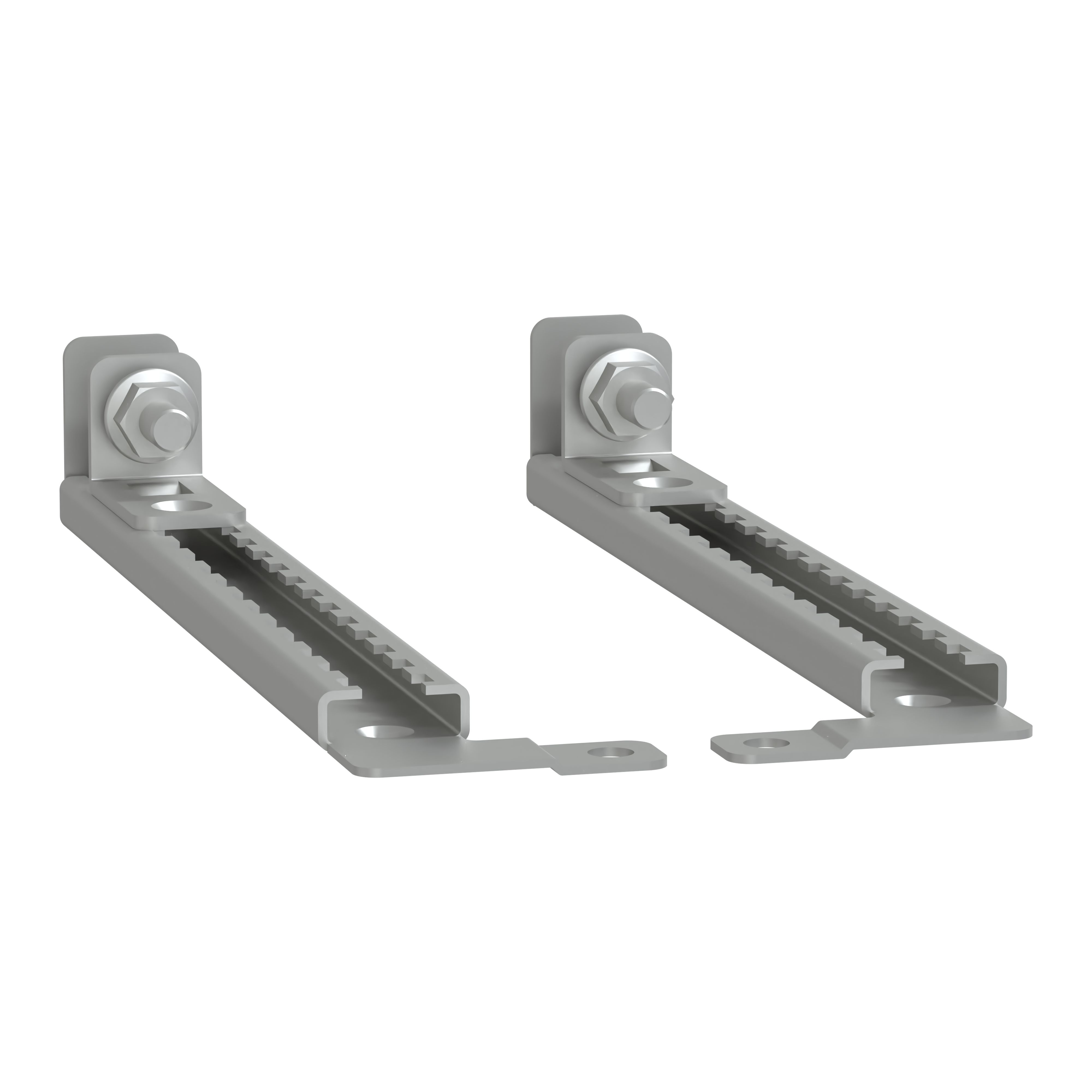 Schneider Electric NSY Series Galvanised Steel Step Slides for Use with Thalassa Thalassa PLM, 250 x 100mm