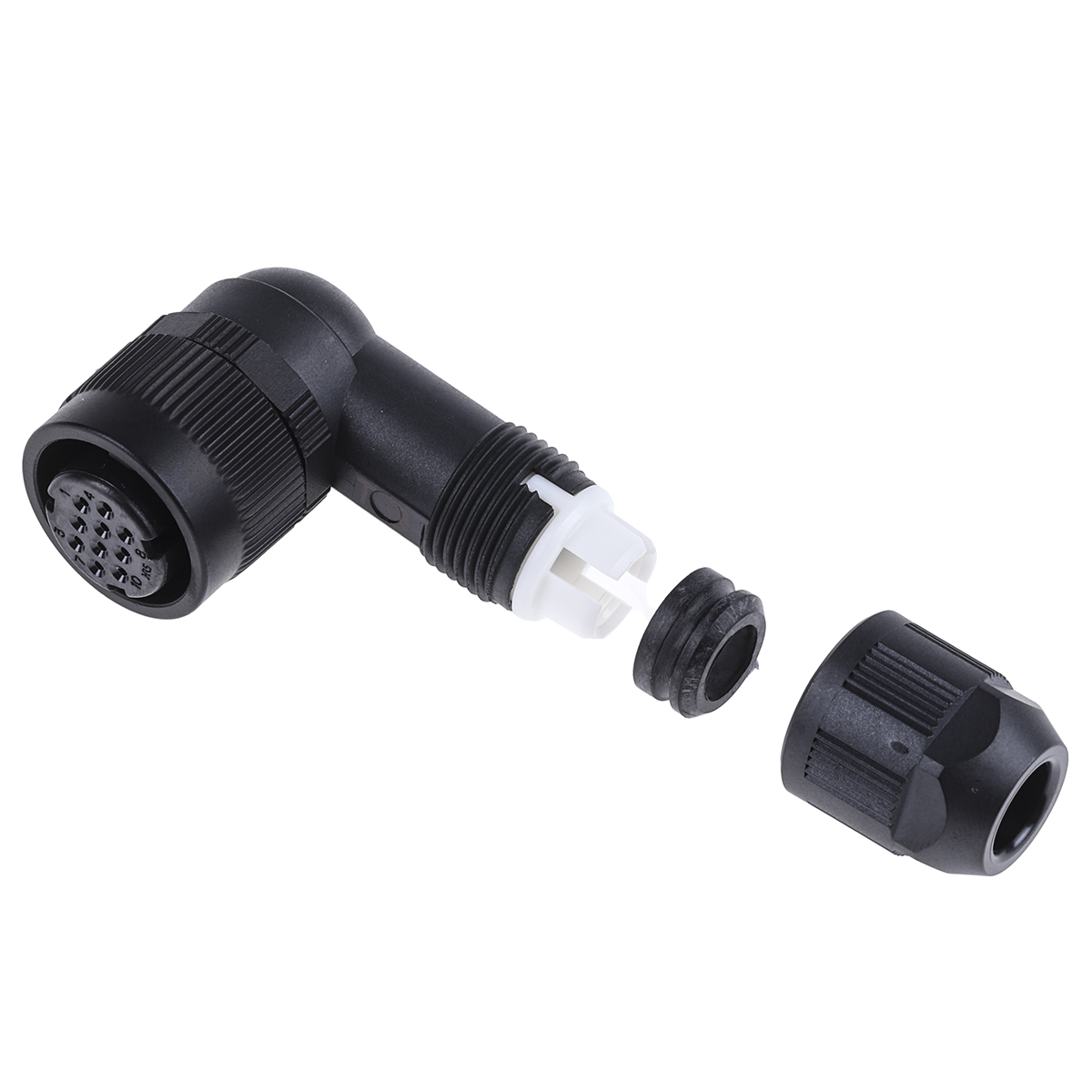 Hirose Circular Connector, 10 Contacts, Cable, Miniature Connector, Plug, Female, IP67, IP68, HR34B Series