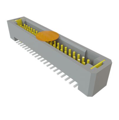 Samtec TFM Series Vertical Surface PCB Header, 40 Contact(s), 1.27 mm Pitch, 2 Row, Shrouded