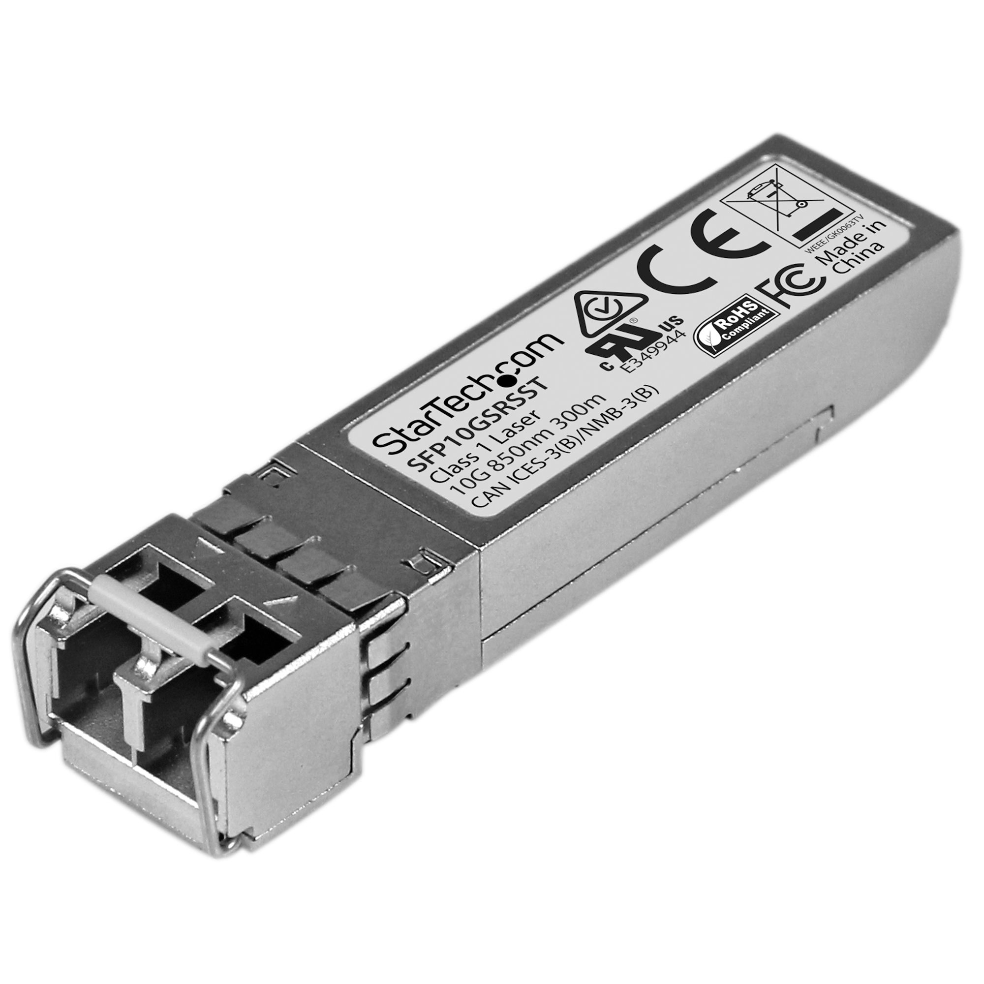 StarTech.com Cisco Compatible LC Multi Mode Transceiver Module, Full Duplex, 10000Mbit/s