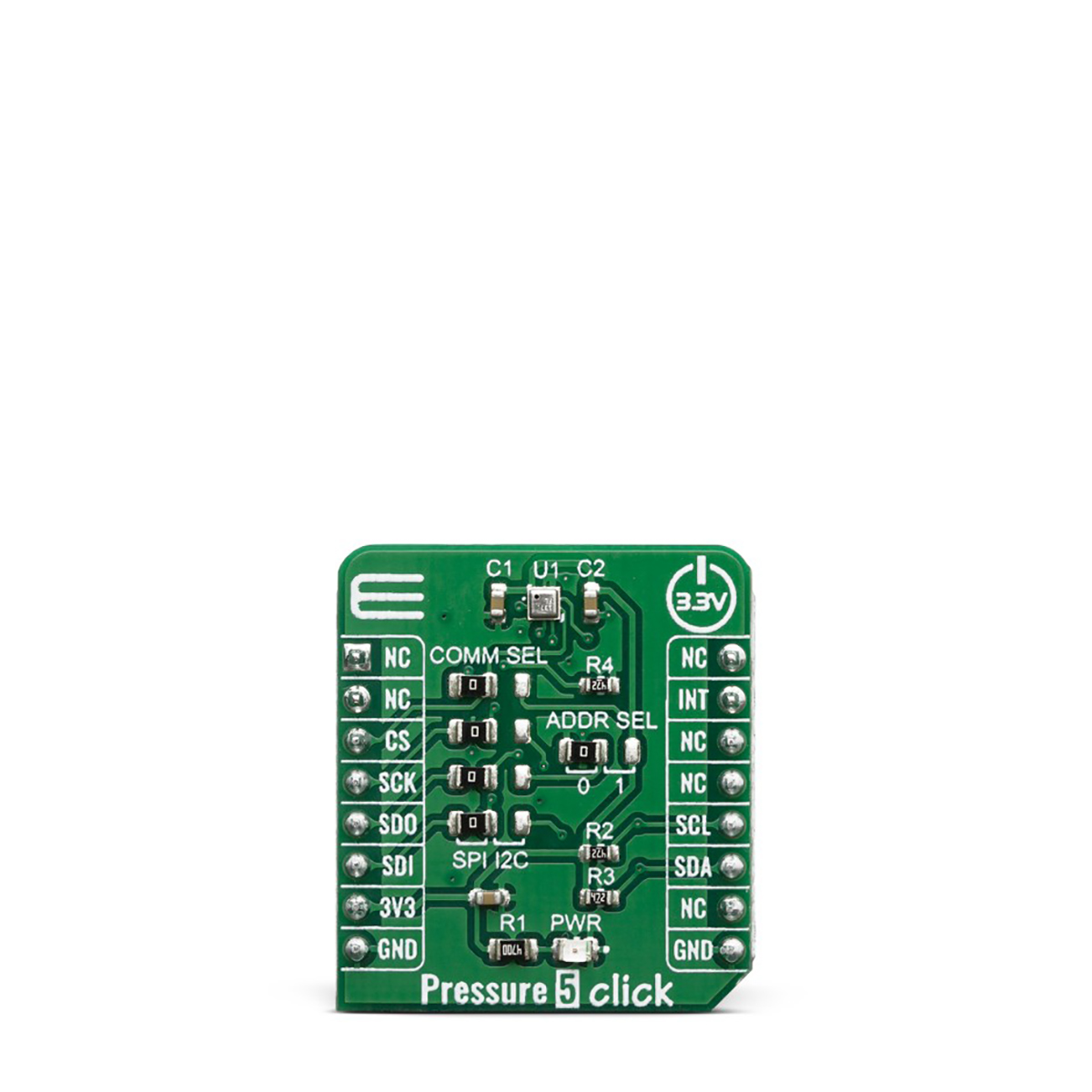 MikroElektronika Pressure 5 Click Pressure Sensor for BMP388 Battery-Powered and Portable Applications