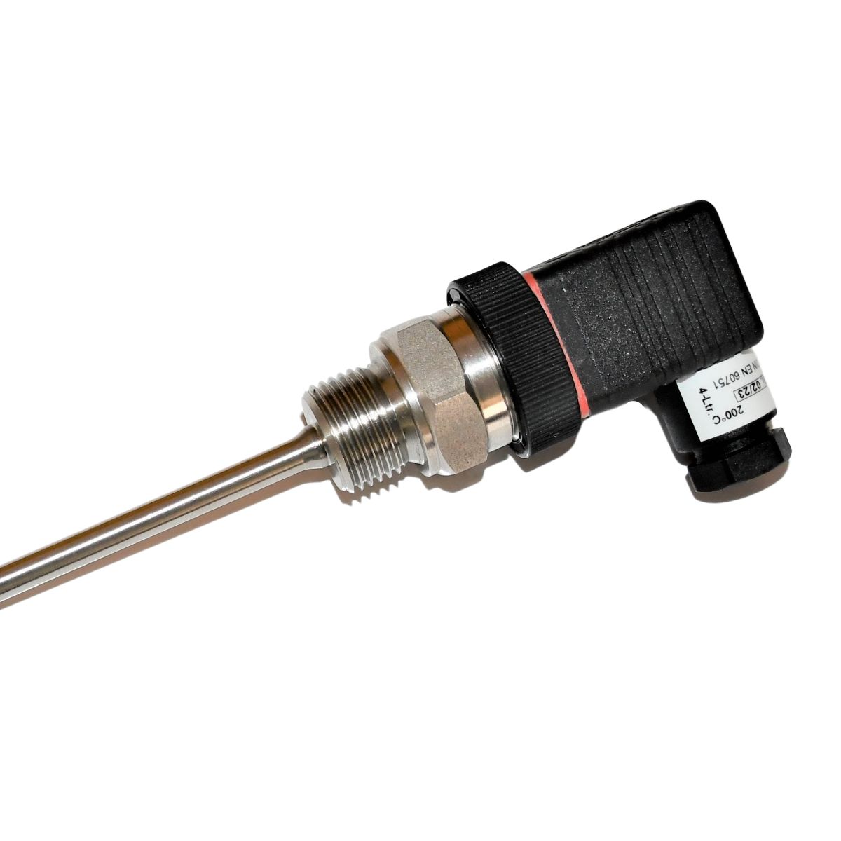 Electrotherm PT100 RTD Sensor, 6mm Dia, 200mm Long, 3 Wire, G1/4, F0.3 +400°C Max