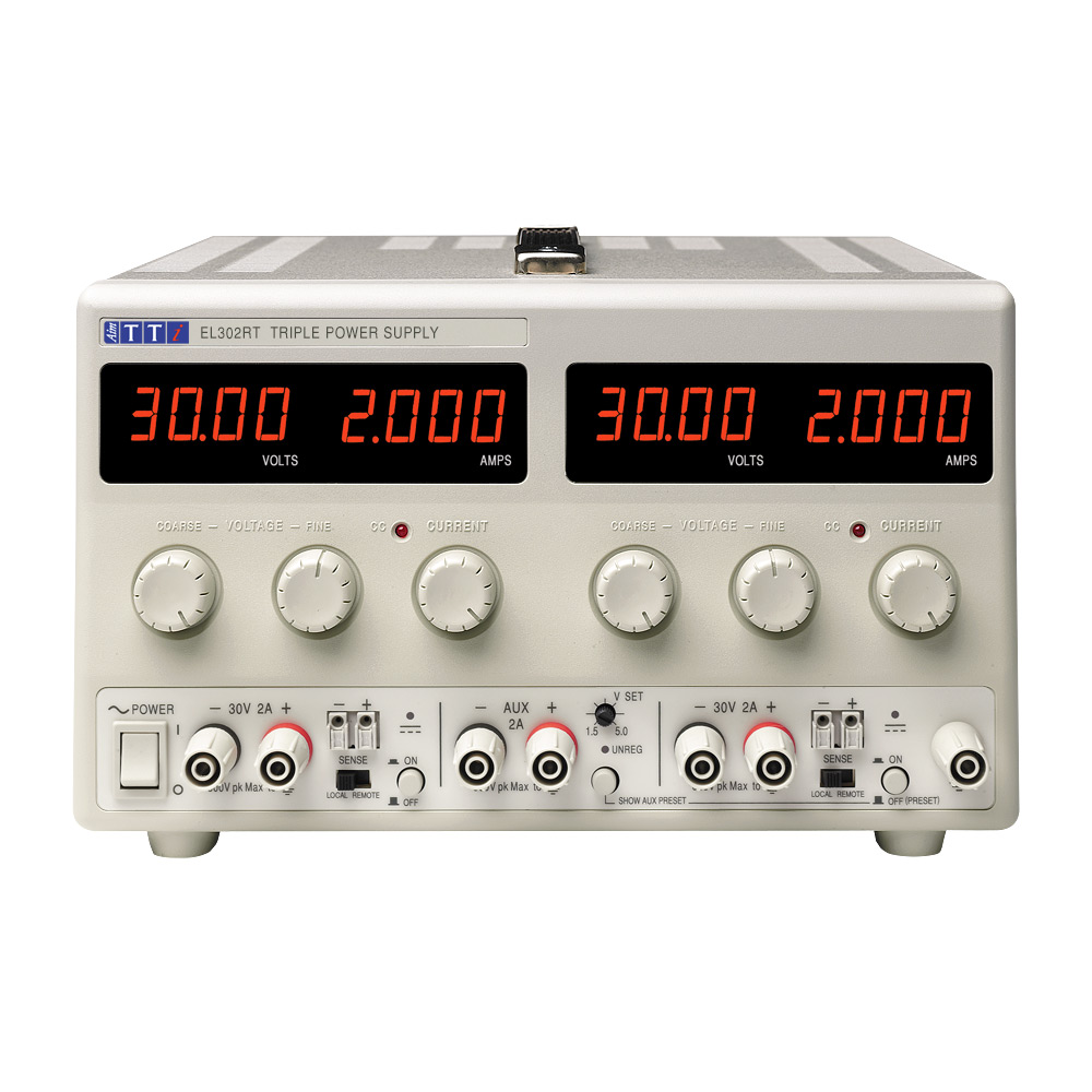 Aim-TTi EL-R Series Digital Bench Power Supply, 0 → 30V, 0 → 2A, 3-Output, 130W