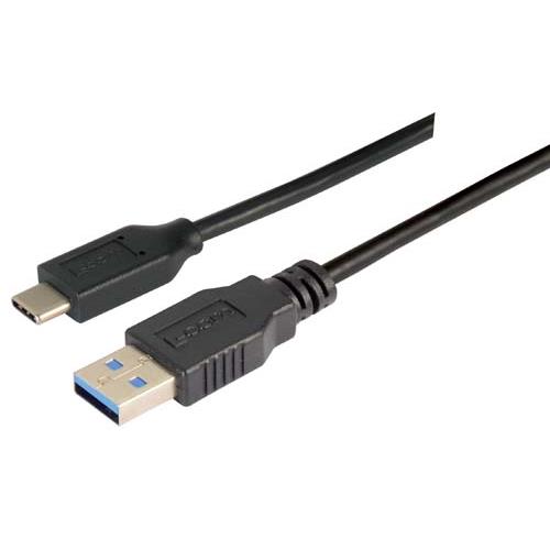 L-Com USB 3.0, Male USB to Male USB C, 500mm