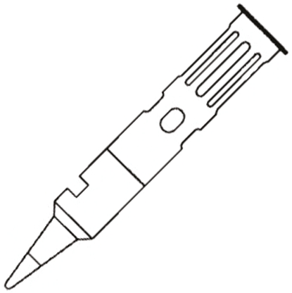 Weller 60 01 01 1 mm Conical Soldering Iron Tip for use with WP60