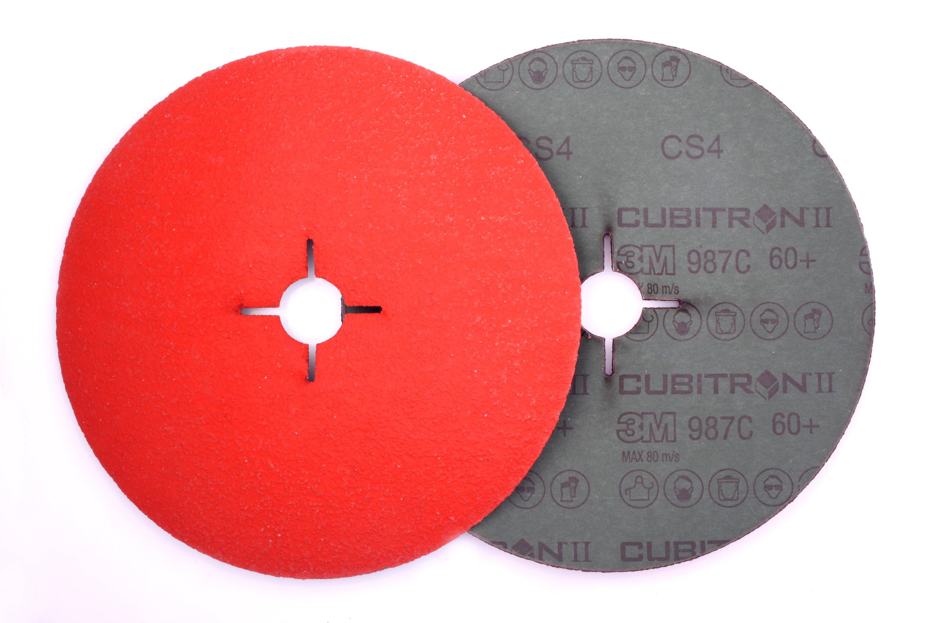 3M 7000028200 Aluminium Oxide Surface Conditioning Disc, 125mm x 125mm Thick, 80+ Grade