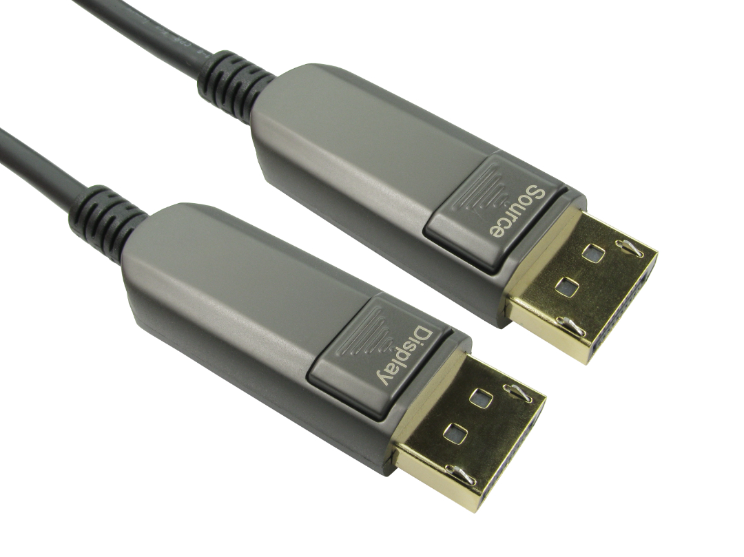 RS PRO Male DisplayPort to Male DisplayPort, PVC  Cable, 8K, 20m