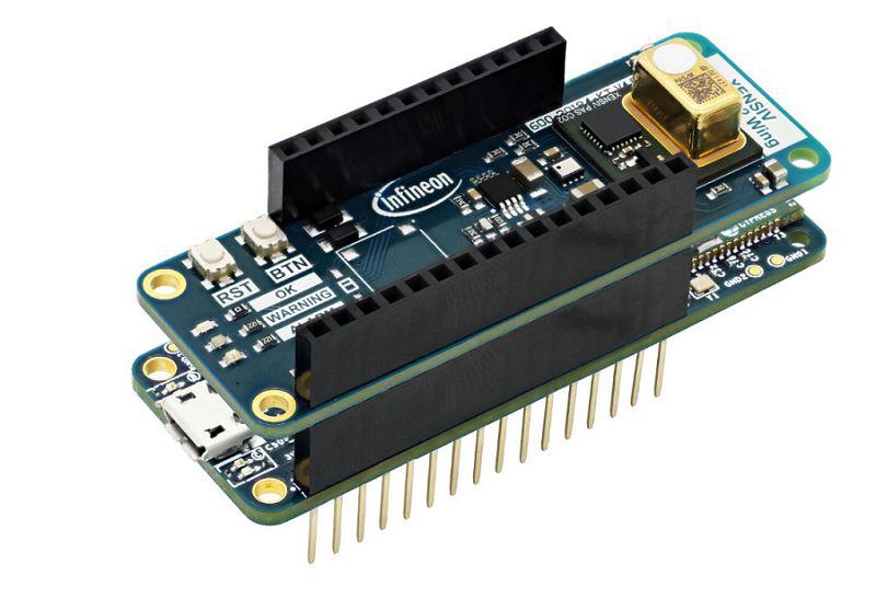 Infineon KIT_CSK_PASCO2 Sensor Evaluation Kit Development Kit for XENSIV PAS CO2 Sensor Smart Home and Buildings