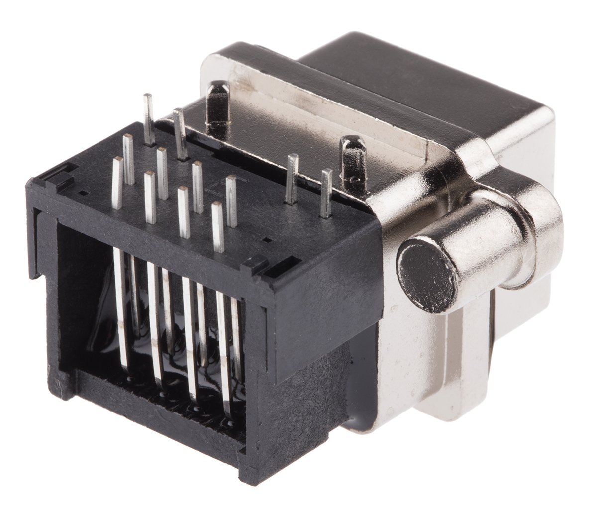 Amphenol Communications Solutions MRJ Series Female RJ45 Connector, Through Hole Right Angle 1 Port 8 -Way